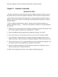 Chapter 9 Homework Georges Approach Compare The Trait Approach The