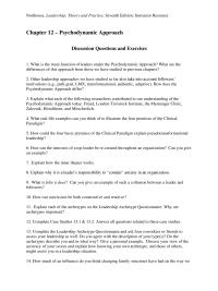 Chapter 12 Homework&nbsp;Other leadership approaches we have studied so far also