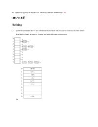 Database Storage & Design Chapter 5 Homework The New Locations Are 9679 Bucket 4371