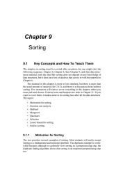 Database Storage & Design Chapter 9 Homework External Sorts And Heapsort Are Both