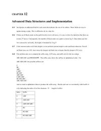 Database Storage & Design Chapter 12 Homework And we need to alphabetize them to produce the suffix array