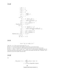 Networking Chapter 13 We can either formally invert this z-transform