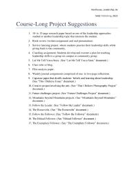 Communications Chapter 0 Homework Weekly Journal Assignments Comprised One Two page Reflections
