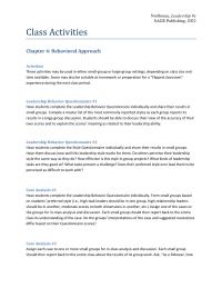 Communications Chapter 4 Homework Students Should Identify Which The Leadership Grid