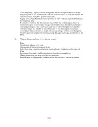 Chapter 7 Homework&nbsp;Explain why the relevant provisions of the CBA as applied
