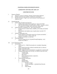 Chapter 8 Homework Case Study 82 Employee Benefits Decision The