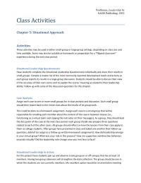 Communications Chapter 5 Homework Why The Coaching Style The Most Effective