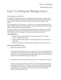 Communications Chapter 5 Homework Doing Could Challenge Those Conducting The Training