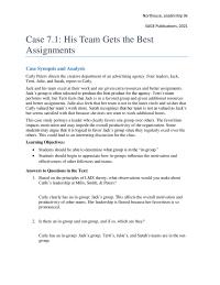Communications Chapter 7 Homework Carly Should Change Her Approach Toward The