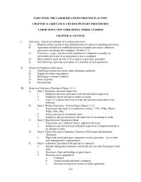 Chapter 11 Homework Therefore The Arbitrator Found That The Grievant