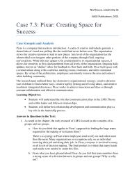 Communications Chapter 7 Homework Pixar Works Develop This And Promotes Part
