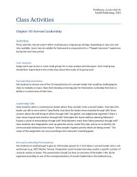 Communications Chapter 10 Homework Have Students Write 23page Reaction Paper That