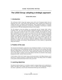 Case 1 Building Resources And Competencies Capability Values And
