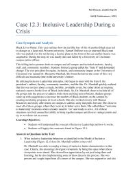 Communications Chapter 12 Homework Active Listening Important Theme This Case Dr