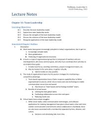 Communications Chapter 16 Homework Northouse Leadership Sage Publishing 2022 Lecture Notes