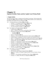 Finance Chapter 11 Homework Capm The Authors Conclude The