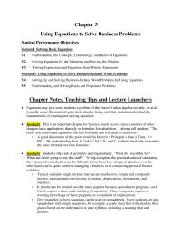 Chapter 5 Collaborative Learning Activity Use This Activity Before