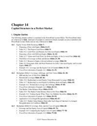 Finance Chapter 14 Homework Show The Effect Dilution Equity Value 1412