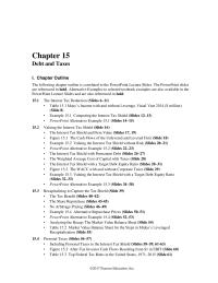 Finance Chapter 15 Homework This Focuses The Impact Taxes The