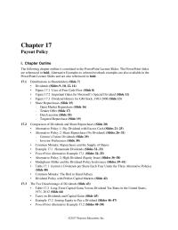 Finance Chapter 17 Homework Comparison Dividends And Share Repurchases This Section