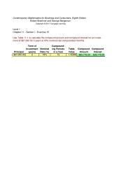 Chapter 11 Section Exercise Samantha Wimberly Planning Vacation
