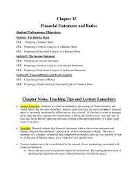Chapter 15 Caution students not to be overwhelmed