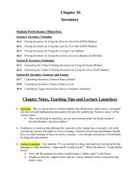 Chapter 16 Emphasize that this chapter deals with the various