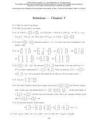 Mathematics Chapter 7 The linear function exists and is unique if