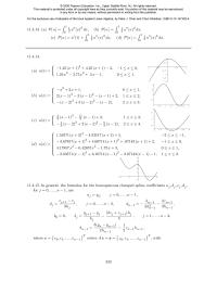 Mathematics Chapter 11 The same ideas apply to clamped splines&nbsp;