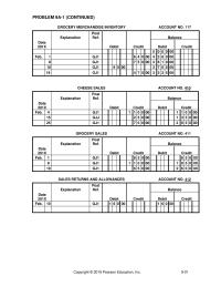 Accounting Chapter 9 Homework Date 201x Explanation Mar Balance Post Ref