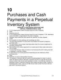 Accounting Chapter 10 Homework Problem Concluded Merchandise Inventory Explanation Date