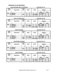 Accounting Chapter 12 Homework 31 Depreciation Expense, Office Equipment