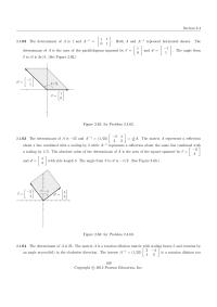 Chapter 2 The matrix A represents a reflection