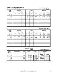 Accounting Chapter 15 Homework Merchandise Inventory Cost Goods Sold 114