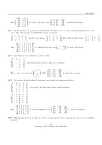 Chapter 3 We initially see that the first column is redunant