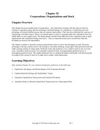 Accounting Chapter 18 Homework This Amount Not Credited The Common Stock