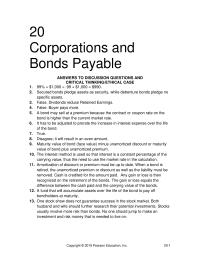 Accounting Chapter 21 Homework Cash Bond Sinking Fund Bond Sinking Fund