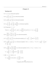 Chapter 8 Note that A is symmetric and orthogonal