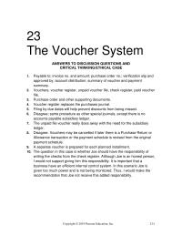 Accounting Chapter 23 Homework I would not support giving him this responsibility
