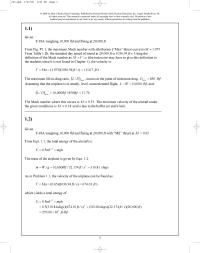 Environmental Engineering Chapter 1 Homework&nbsp;As can be seen, higher weight requires higher velocities to maintain
