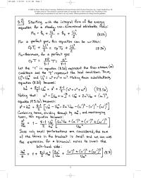 Environmental Engineering Chapter 9 Homework&nbsp;Referring to the continuity equation for a two-dimensional,