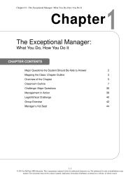 Management Chapter 1 Have The Students Arrange Time Interview Their
