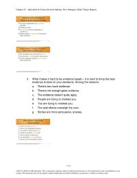 Management Chapter 7 Your Call With This Knowledge Hindsight How