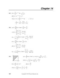 Mathematics Chapter 14 Omitting the subscripts and limits of summation