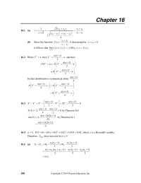 Mathematics Chapter 16 The test based on F is equivalent to test based