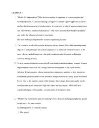 Industrial Engineering Chapter 6 Homework How Would Choose Between The Following Two
