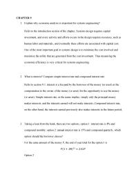 Industrial Engineering Chapter 9 Homework Assuming That They Both Satisfy The Needs