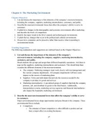 Marketing Chapter 4 Homework Ii Macroenvironment The Macroenvironment Consists The Larger