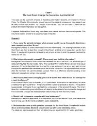 Marketing Chapter 5 Homework There Difference Between Wanting New Restaurant Concept