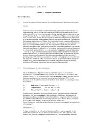 Database Storage & Design Chapter 15 Homework Lossless join Dependency Property Decomposition Which Ensures That